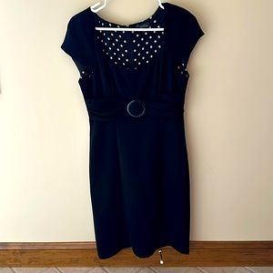 Timeless Tahari Black dress.
